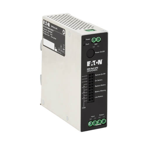 Eaton 240W 24V DC DIN Rail Industrial UPS - Hardwire Input/Output