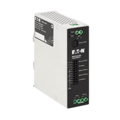 Eaton 480W 24V DC DIN Rail Industrial UPS - Hardwire Input/Output