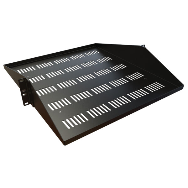 dndmv19bk1 Hammond 2U 19.5D Vented Centered Shelf