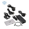 Tripp Lite series 4-Port Thunderbolt 4 Hub - 8K, 2x 4K 60 Hz, USB 3.2 Gen 2, USB-A Port, 100W Charging, Gray