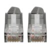 Tripp Lite series Cat6 Gigabit Snagless Molded (UTP) Ethernet Cable (RJ45 M/M), PoE, Gray, 35 ft. (10.67 m)