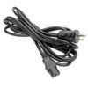 Tripp Lite series Hospital-Grade Power Cord, NEMA 5-15P to Locking IEC C13 - Green Dot, 10A, 125V, 18 AWG, 15 ft. (4.57 m), Black