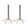 e09a65a1eb161ad5ea615af586d2e271 Tripp Lite series Cat5e 350 MHz Solid Core Plenum-Rated (UTP) PVC Bulk Ethernet Cable - Gray, 1000 ft. (304.8 m)