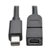 e0d0a0827b03ffd270061389f17d03a4-1 Tripp Lite series Mini DisplayPort Extension Cable, 4K @ 60 Hz, HDCP 2.2 (M/F), 3 ft. (0.91 m)