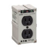 Tripp Lite series Isobar 2-Outlet Surge Protector, Direct Plug-In, 1410 Joules, Diagnostic LEDs, Metal Housing