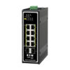 e0e1480d0923aea07f4144749716053b Tripp Lite series 8-Port Unmanaged Industrial Gigabit Ethernet Switch - 10/100/1000 Mbps, PoE+ 30W, 2 GbE SFP Slots, -40° to 75°C, DIN Mount, TAA