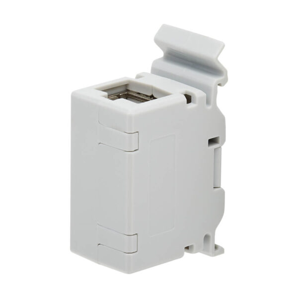 Tripp Lite series Cat6a Shielded In-Line DIN-Rail Mountable Snap-In Coupler (RJ45 F/F), TAA