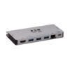 Tripp Lite series USB-C Dock - 4K HDMI, USB 3.x (5Gbps), USB-A/C Hub Ports, GbE, Memory Card, 100W PD Charging, Detachable Cord
