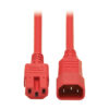 Tripp Lite series Power Cord C14 to C15 - Heavy-Duty, 15A, 250V, 14 AWG, 6 ft. (1.83 m), Red