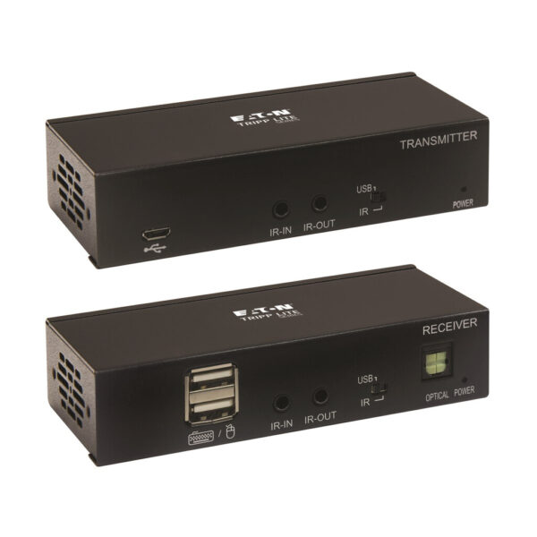 Tripp Lite series HDMI over Cat6 Extender Kit, KVM Support, 4K 60Hz, 4:4:4, USB/IR, PoC, HDR, HDCP 2.2, 230 ft., TAA