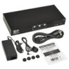 Tripp Lite series 2-Port HDMI Dual-Display KVM Switch - 4K 60 Hz, USB 3.2 Gen 1, HDCP 2.2, USB Sharing, TAA - B006-HD2UA2