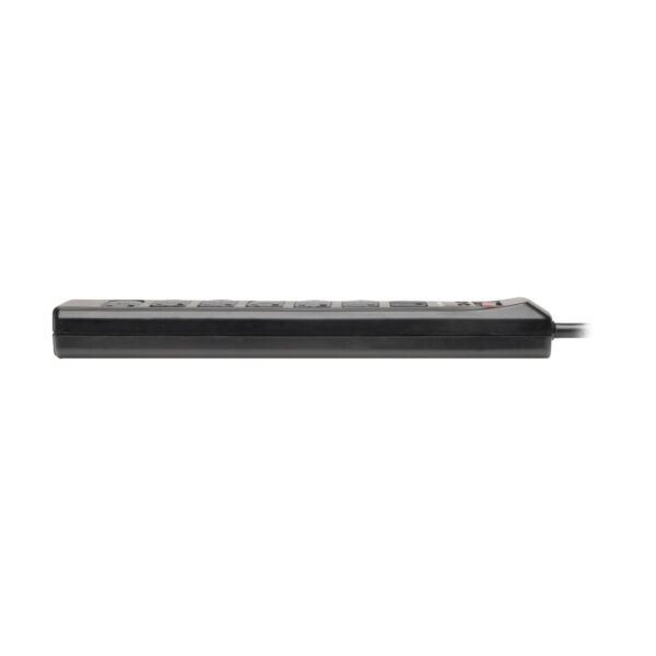 e228ba8cf7b1a6a291870ab6c07a0b6c Tripp Lite series Protect It! 7-Outlet Surge Protector, 6 ft. (1.83 m) Cord, 1440 Joules, Tel/Modem Protection, Safety Covers