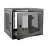 Tripp Lite series SmartRack 9U Low-Profile Switch-Depth-Plus Wall-Mount Mini Rack Enclosure