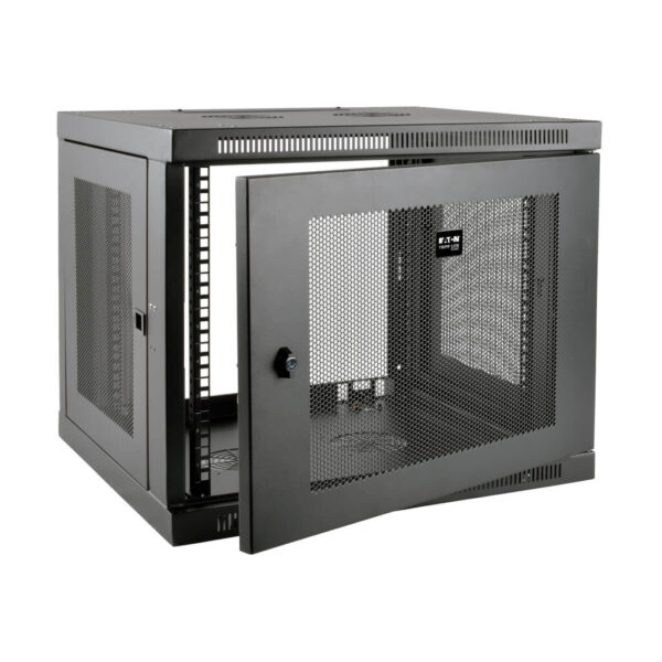 Tripp Lite series SmartRack 9U Low-Profile Switch-Depth-Plus Wall-Mount Mini Rack Enclosure