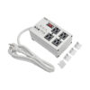 Tripp Lite series Isobar 4-Outlet Surge Protector, 6 ft. Cord with Right-Angle Plug, 3330 Joules, Metal Housing