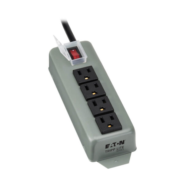 e2436b19e73593fe9dcd860a6ea0b150 Tripp Lite series Industrial Power Strip, 4-Outlet, 6 ft. (1.8 m) Cord, Locking Switch Cover