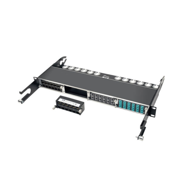 e243eefe0f6fbbee17c376014a555232 Tripp Lite series Cat6a Pass-Through Cassette - (x12) RJ45 - N484-12RJ