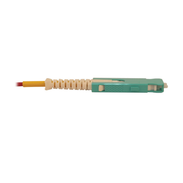 e24fb8d1e69cc58a7c997b0fe93d9c0f-1 Tripp Lite series 40/100/400G Multimode 50/125 OM4 Breakout Fiber Optic Cable (16F MTP/MPO-APC to 8x Duplex SN-PC F/M), LSZH, Magenta, 3 m (9.8 ft.)