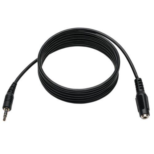 Tripp Lite series 3.5 mm Mini Stereo Audio 4-Position TRRS Headset Extension Adapter Cable (M/F), 6 ft. (1.8 m)