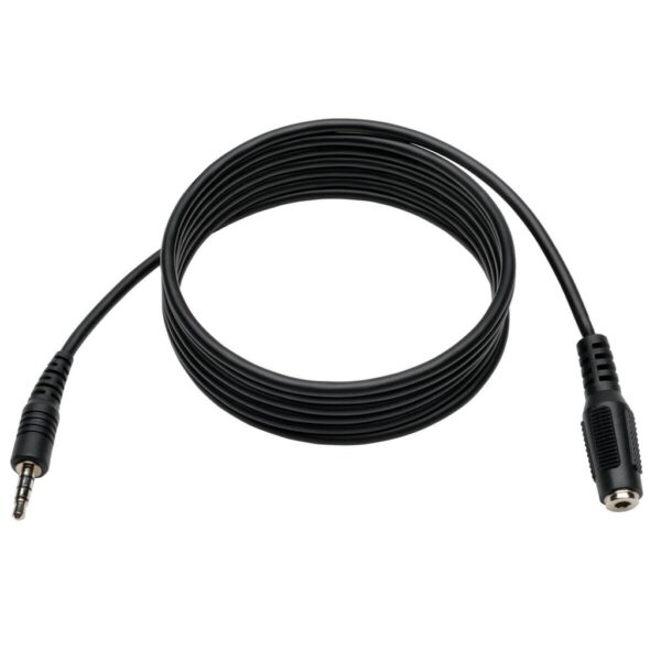 Tripp Lite series 3.5 mm Mini Stereo Audio 4-Position TRRS Headset Extension Adapter Cable (M/F), 6 ft. (1.8 m)