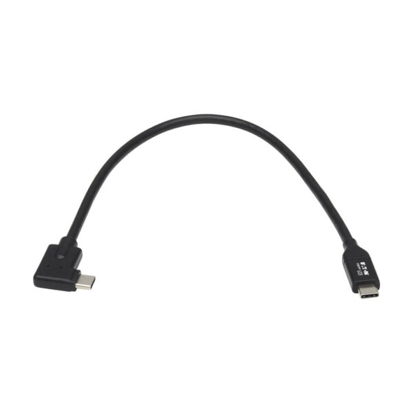 e2868cd2a864ccb3b692880850761d84 Tripp Lite series USB-C Cable (M/M) - USB 3.2 Gen 1, (5 Gbps), Thunderbolt 3 Compatible, Right-Angle Plug, 1 ft. (0.3 m)
