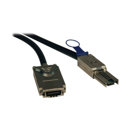 e2beeb19317375e4717da872d622b5ab Tripp Lite series External SAS Cable, 4 Lane - mini-SAS (SFF-8088) to 4xInfiniband (SFF-8470), 1M (3.28 ft.), TAA