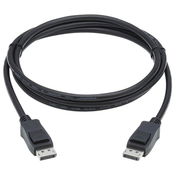 e2c6464e9cd5978854695d6cec74f5e4 Tripp Lite series DisplayPort 1.4 Cable with Latching Connectors, 8K (M/M), Black, 6 ft. (1.8m)