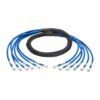 Tripp Lite series Cat6a 10G Pre-Terminated Copper Trunk Assembly (6x RJ45 M/M), Blue, 10 ft. (3.05 m)