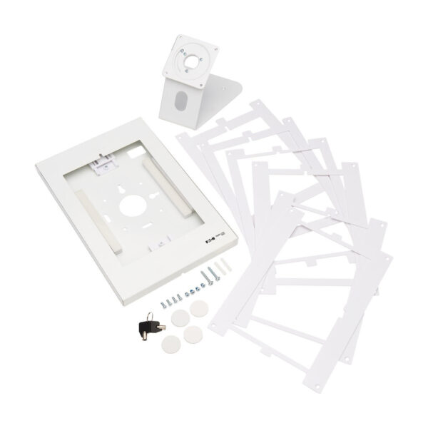 e2cb34f4311211b32aacddc4bb0e626c Tripp Lite series Secure Desk or Wall Mount for 9.7 in. to 11 in. Tablets, White