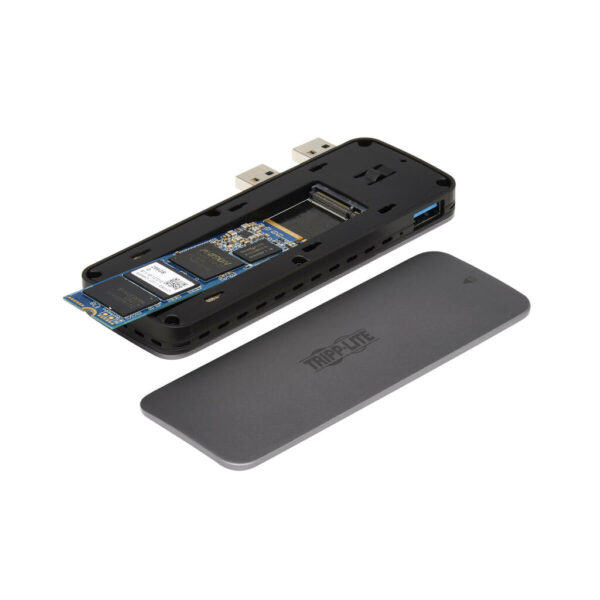 Tripp Lite series M.2 SSD Enclosure for PlayStation 5 - USB 3.2 Gen 2, PCIe and NVMe, Aluminum Housing