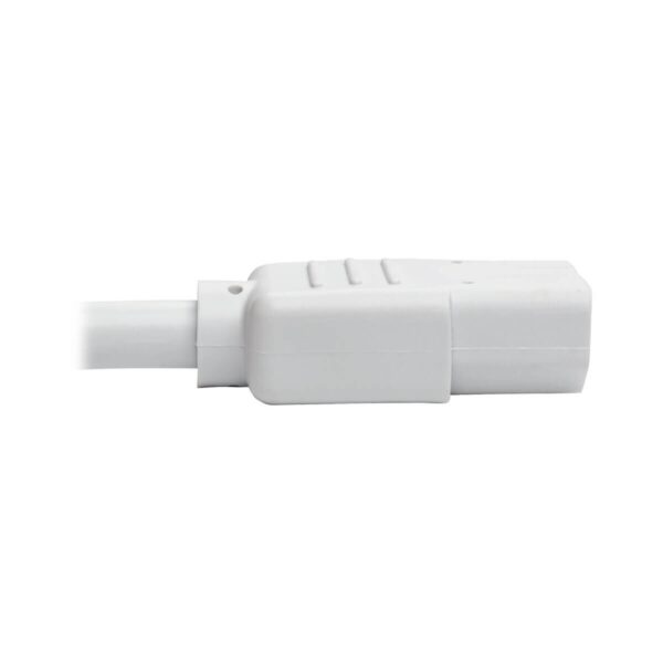 e2d6857da5d1b18176d800f6b1a55e9f Tripp Lite series Heavy-Duty PDU Power Cord, C13 to C14 - 15A, 250V, 14 AWG, 2 ft. (0.61 m), White