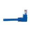e305e3528f1648c0419caec1f51ffe23 Tripp Lite series Up/Down-Angle Cat6 Gigabit Molded UTP Ethernet Cable (RJ45 Up-Angle M to RJ45 Down-Angle M), Blue, 3 ft. (0.91 m)
