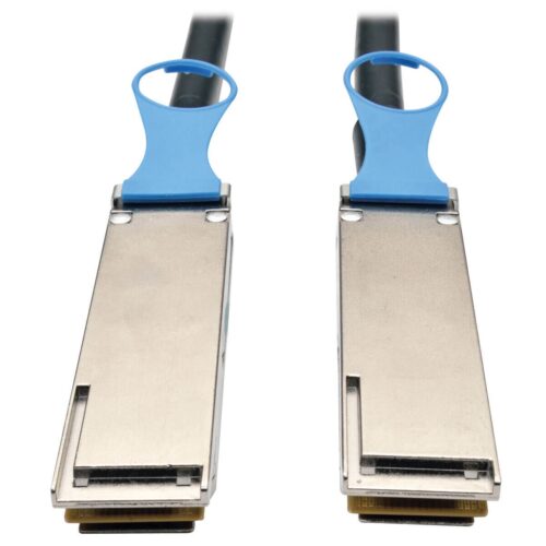Tripp Lite series QSFP28 to QSFP28 100GbE Passive DAC Copper InfiniBand Cable (M/M), 0.5 m (20 in.)