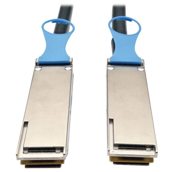 Tripp Lite series QSFP28 to QSFP28 100GbE Passive DAC Copper InfiniBand Cable (M/M), 0.5 m (20 in.)