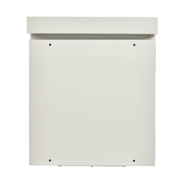 e311c630d591810bf619e075689ba388 Tripp Lite series SmartRack Industrial Enclosure - NEMA 3R, Wall Mount, Metal, Locking, Hinged Back, Fan With Thermal Switch, 28 in. Depth, 12U, Gray