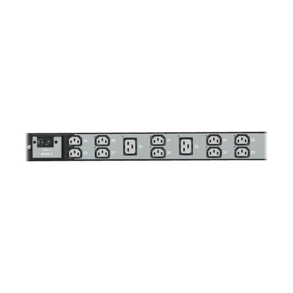 Eaton 8.6kW 200-240V 3-Phase IsoBreaker Managed PDU - Gigabit, 36 Outlets, L15-30P Input, LCD, 10 ft. (3 m) Cord, 0U, 70 in. (1.8 m) Height, TAA