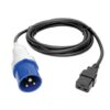 e34df3215f2890a48b24a2bddd530b04 Tripp Lite series IEC 309 to C19, Heavy-Duty Extension Cord - 16A, 250V, 16 AWG, 10 ft. (3.05 m), Black