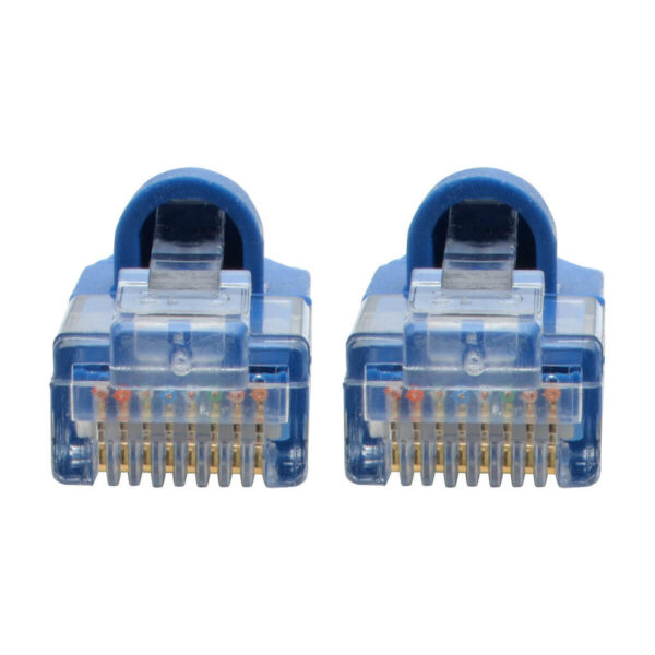e37e1fe87aa0c81a847812a6b81216e4-4 Tripp Lite series Cat6a 10G Snagless Molded Slim UTP Ethernet Cable (RJ45 M/M), Blue, 1 ft. (0.31 m)