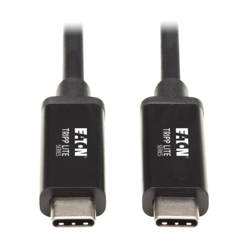 Tripp Lite series Thunderbolt 3 Passive Cable (M/M) - 20 Gbps, 5A 100W Power Delivery, 4K/60 Hz, 1.5 m (5 ft.), Black