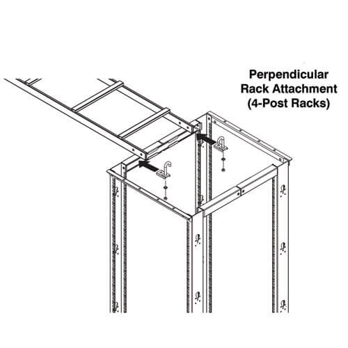 Tripp Lite series SmartRack Hardware Kit - Connects SRCABLELADDER to a wall or Open Frame Rack