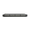 Tripp Lite series 24-Port Cat6a Shielded Patch Panel - 10 Gbps, STP, 110 Punch Down, RJ45, 1U, TAA