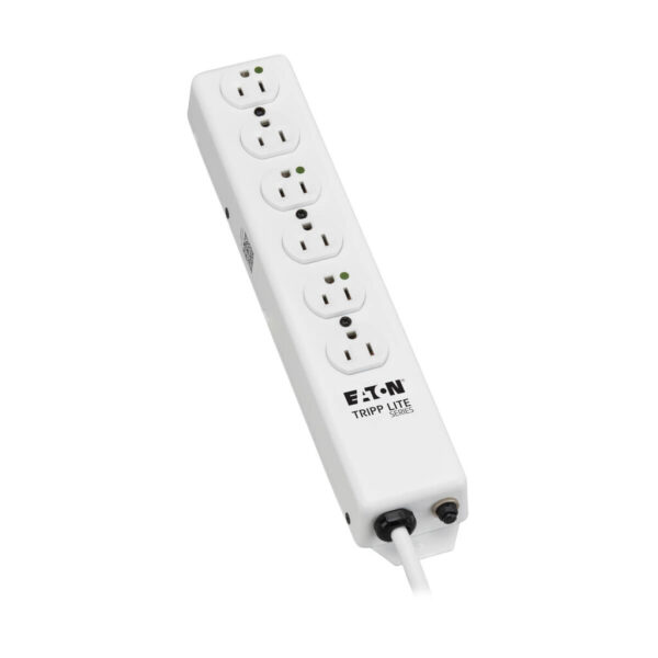 e449b34183f928328eec529f75ec0b3e Tripp Lite series Safe-IT Medical-Grade Power Strip, UL 1363, 6x Hospital-Grade Outlets, Antimicrobial, 1.5 ft. (0.45 m) Cord