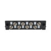 Tripp Lite series High-Density Fiber Adapter Panel (MMF/SMF), 8 ST Simplex Connectors, Black