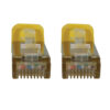 Tripp Lite series Cat6a 10G Snagless Shielded Slim STP Ethernet Cable (RJ45 M/M), PoE, Yellow, 7 ft. (2.1 m)