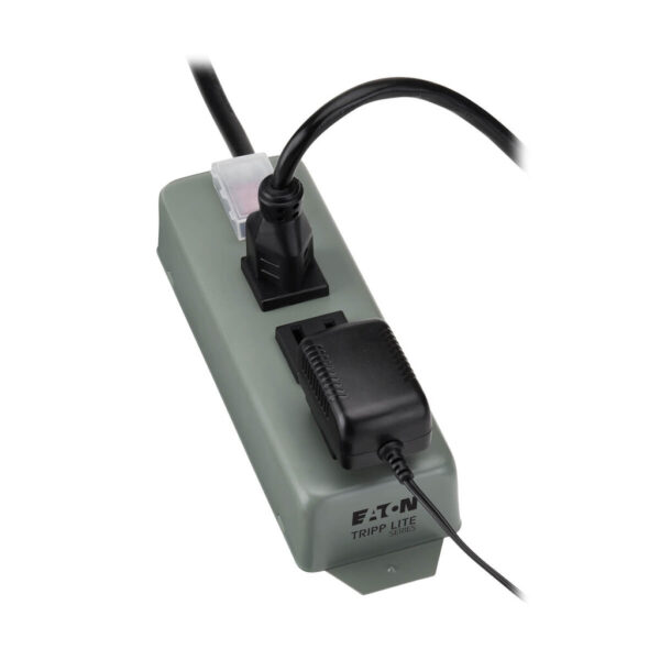 Tripp Lite series Industrial Power Strip, 3-Outlet, 9 ft. (2.7 m) Cord, NEMA 5-15P Plug, Switch Guard