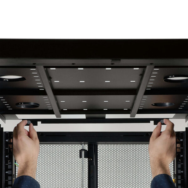 Tripp Lite series 42U Server Rack, Euro-Series - Expandable Cabinet, Standard Depth, Side Panels Not Included