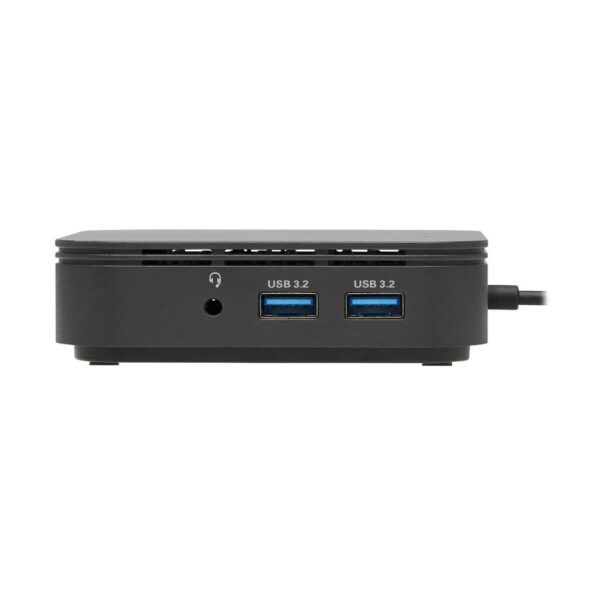 Tripp Lite series Thunderbolt 3 Dual Monitor Docking Station - 8K/30Hz DisplayPort, 4K/60Hz HDMI, USB 3.2 Gen 2, GbE, 60W PD Charging - Black