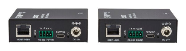 e5009368e8cef5187e46418bac261a88 Tripp Lite series HDBaseT-USB3 over Cat6a Extender Kit, 4 USB-A 3.2 Gen 1 Ports, PoC, RS-232, Up to 328 ft. (100 m)