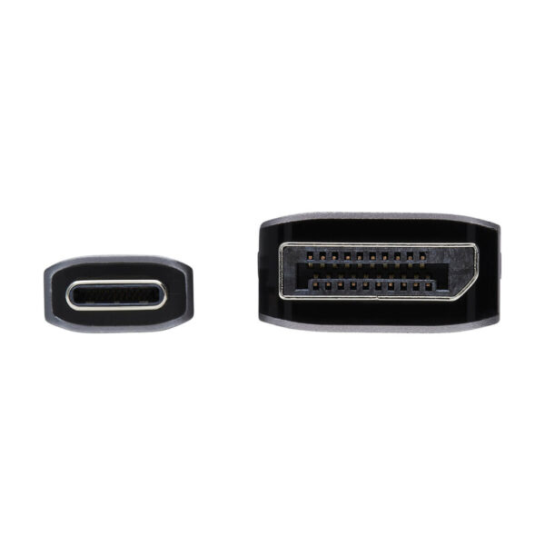 e50a24068174ff46bbb7434f56fafa82 Tripp Lite series USB-C to DisplayPort 1.4 Active Adapter Cable (M/M), UHD 8K/30 Hz or 4K/144 Hz, Black/Silver, 6 ft. (1.8 m)