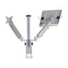 Tripp Lite series Full-Motion Desktop Clamp for Laptop and 17” to 32” Monitor, Aluminum, TAA